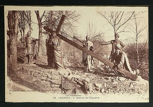 FRANKREICH 1117 - DIE PYRÉNÉES - LOURDES -V Bahnhof von Kalvarienberg - Bild 1 von 2