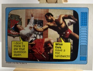 1985 Topps ROWDY RODDY PIPER & ROCKY JOHNSON Superstars Speak WrestlingCard #59 - Picture 1 of 6