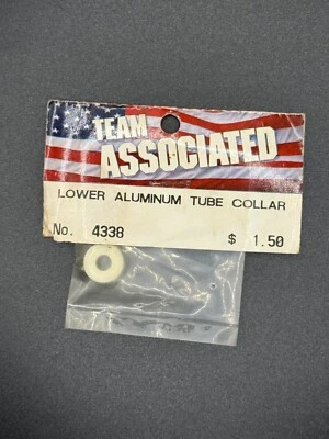 Team Associated Vintage 4338 Lower Alum Shock Tube Collar (White) RC12LC/RC10L - Image 1 of 2