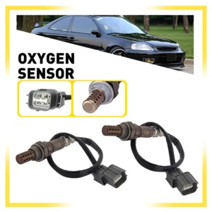 2pcs Oxygen O2 Sensor Upstream+Downstream for Honda Civic 1996-2000 1.6L D16Y7 - Picture 1 of 14