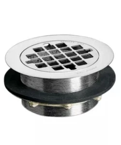 KOHLER K - 9132-CP Round 2" Grid Shower Drain One Size Polished Chrome - Picture 1 of 2