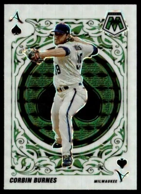 2022 Panini Mosaic Green Prizm - Aces #A-11 Corbin Burnes ST1 - Image 1 of 2