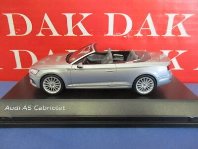 Die cast 1/43 Modellino Auto Audi A5 Cabriolet Silver 2017 by Spark - Immagine 1 di 4