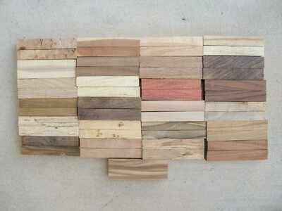 50 Pen Blanks - 2 each of 25 Different Domestic and Exotic Woods Set #1 - Image 1 of 2