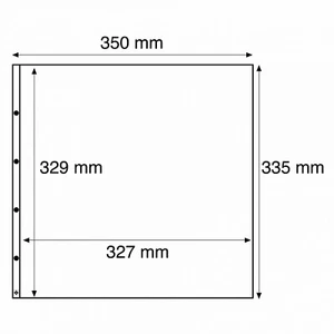 10 Lighthouse Maximum CLEAR Pages For Mint Sheet Open Top & Right 1 Pocket NEW - Bild 1 von 3