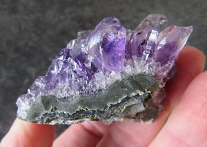 VERBLÜFFENDER URUGUAY DUNKELVIOLETTER AMETHYST (83,2 Gramm/58 mm) NATÜRLICHES STÜCK (14) - Bild 1 von 8