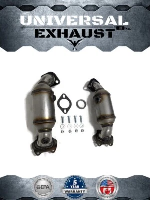 Fits: 2012-2015 Ram C/V 3.6L Direct-Fit D/S & P/S Manifold Catalytic Converter - Image 1 of 3