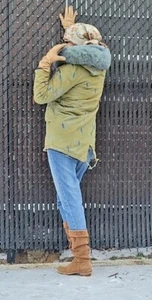 Support for Ukraine Handmade K zell Parka, Faux fur inside, Hooded. Size S - Picture 1 of 5