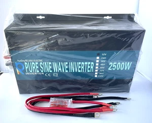 Reliable - Pure Sine Wave Power Inverter 2500w 12V Converter - Picture 1 of 10