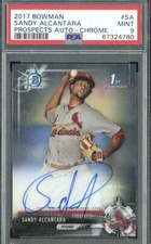 Sandy Alcantara 2017 Bowman Chrome Auto Prospect #CPA-SA *PSA MINT 9!!!💎