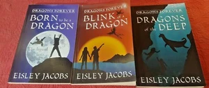 SIGNED - Dragons Forever Series: Lot of Three (3) Books by Eisley Jacobs RARE - Picture 1 of 6