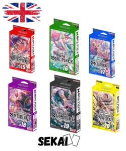 One Piece TCG Bundle 6 Decks ST15 + ST16 + ST17 + ST18 + ST19 + ST20 ENGLISH - Imagen 1 de 1