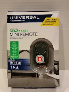 Universal by Chamberlain 2-Button Garage Door Mini Remote (MC100-P2) - Picture 1 of 7