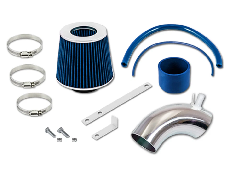 GSP Blue Short Ram Air Intake Kit + Filter For 10-12 Hyundai Genesis Coupe Model Foto 1 de 1