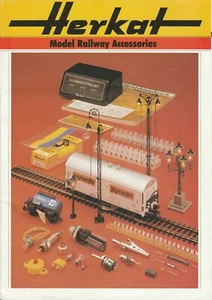 Catálogo de maquetas ferroviarias accesorios Herkat 1986 + lista de precios lámparas HO & N, etc. - Imagen 1 de 1