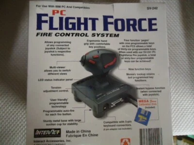 Flight Force Fire Control System SV-242 IBM PC Computer, New in box - Image 1 of 4