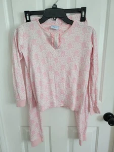 Eyelet & Ivy Girls Pink Ruffle Cowgirl Boots Long Sleeve Pants Pajamas Set Sz 14 - Picture 1 of 8