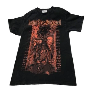 Lamb of God T Shirt Adult Small Baphomet Dark Priest Metal Band Y2k Black Vtg - Picture 1 of 6