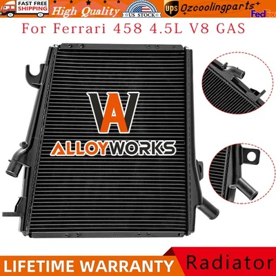 Radiador de água esquerdo 262837 para 2010-2015 12 Ferrari 458 4.5L 4499CC V8 GASOLINA - Imagem 1 de 4