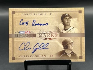 2007 TRISTAR Elegance Corey Rasmus/Chris Coghlan Signature Marks Dual Auto /25 - Picture 1 of 2
