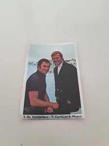Monty gum 1971 TV celebrities Roger moore james bond trading card No. 5 - Picture 1 of 2