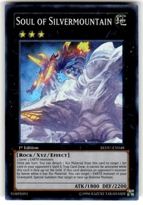 YuGiOh Anima di Silvermountain REDU-EN048 1° Edizione Super Rara NM - Foto 1 di 2