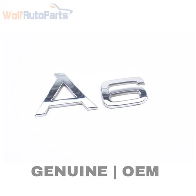 2005-2024 AUDI A6 QUATTRO - REAR Trunk Emblem / Badge (A6) 4F0853741 - Image 1 of 4