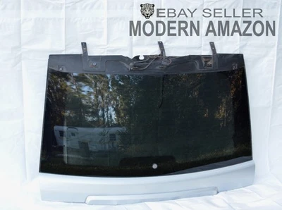 06-09 LAND ROVER RANGE ROVER SPORT L320 REAR TAILGATE GLASS SILVER  🆓🚚 - Image 1 of 4