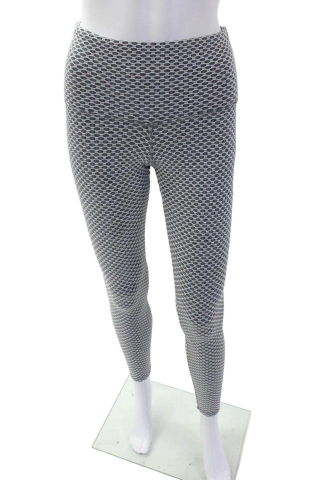 Strut This Womens High Rise Spotted Leggings Gray Size OS - Изображение 1 из 4