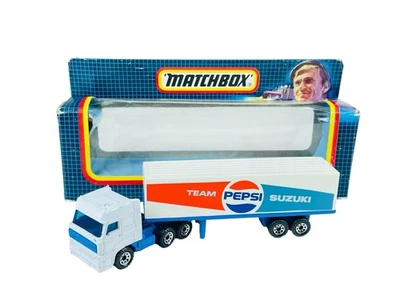 Matchbox Convoy CY-25 PEPSI Team Suzuki ~ 1987 Blue Window Box Die Cast - Image 1 of 4