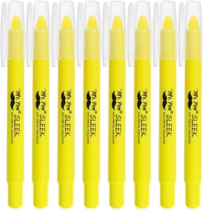 - No Bleed Gel Bible Highlighters, Yellow, Pack of 8 - Picture 1 of 12