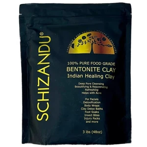 Schizandu Organics Bentonite Indian Aztec Healing Clay Vegan 100% Pure Detox ... - Picture 1 of 9