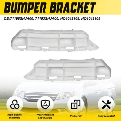 Paquete de 2 soportes espaciadores de cubierta de parachoques delanteros diestros y diestros para Honda Odyssey 2005-2010 Foto 1 de 4