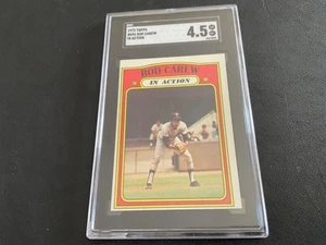 1972 TOPPS #696 HIGH ROD CAREW IA SGC 4.5 VGEX+ - Picture 1 of 10