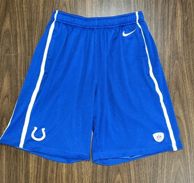Nike NFL Training Equipment Indianapolis Colts Mesh Shorts With Pockets Mens L - Image 1 of 4
