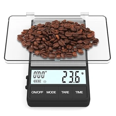 Kaffeewaage Digitale mit Timer Küchenwaage:  Espresso Waage mit LED-Touchscreen - Bild 1 von 4