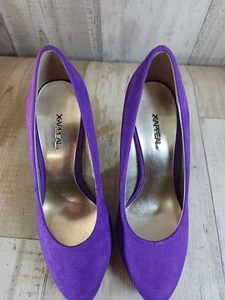 XAppeal Purple Jawbreaker Size 6 Microfiber Platform Stilleto  Pump - Picture 1 of 12
