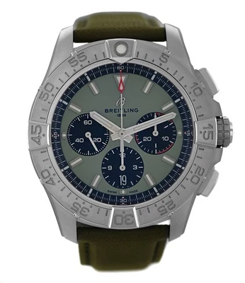Reloj para hombre Breitling Avenger B01 cronógrafo AB0147101L1X1 esfera verde 44 mm Foto 1 de 4