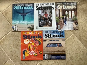 St. Louis Magazines Jan. - July 2025 Summer Fun, Building Community (Lot of 5) - Picture 1 of 14