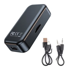 Bluetooth 5.4 Audio Music Wireless Receiver AUX 3.5mm Home Car Adapter W/ Cable - Afbeelding 1 van 17