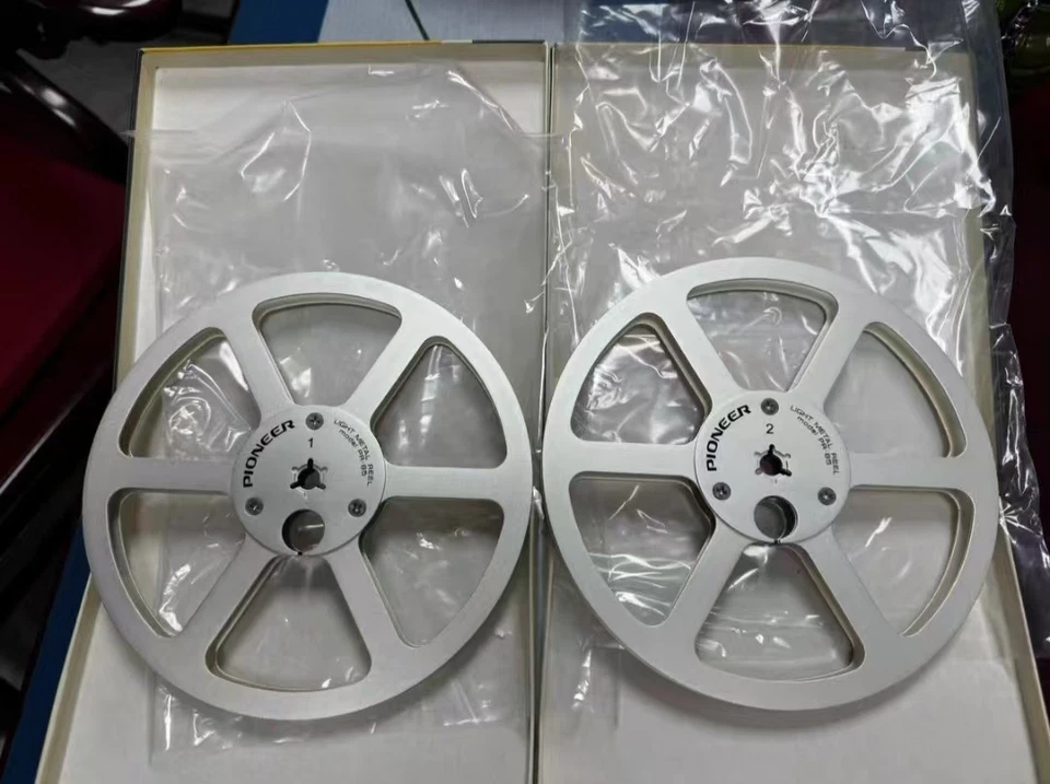Новая катушка Pioneer серебристая 7 дюймов лента легкая металлическая алюминиевая съемная катушка одна пара - Изображение 1 из 4