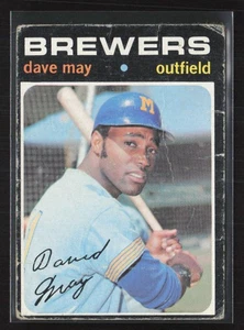 1971 Topps #493 Dave May - VG Set Break! - Picture 1 of 2