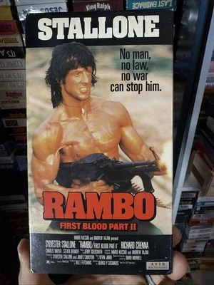 Rambo First Blood Part II 1985 VHS Rare NON RENTAL LIKE NEW  - Image 1 of 4