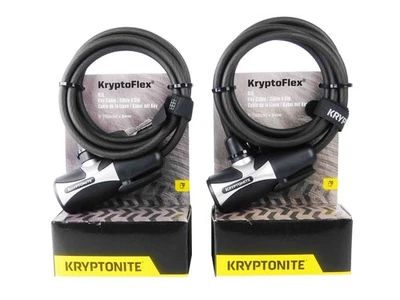 Kryptonite KryptoFlex 815 5 ft Key Cable w/ FlexFrame-C bracket 2-Pack - Image 1 of 4