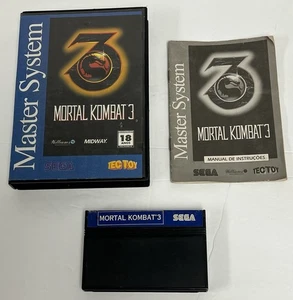 Mortal Kombat 3 - Sega Master System - Tec Toy | CIB | TESTATO | AUTENTICO - Foto 1 di 6