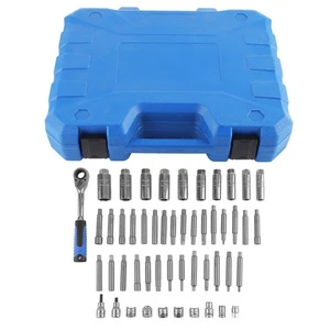50pc Strut Nut Removal Reversible Pass Through Ratchet Socket For All Vehicles - Picture 1 of 11