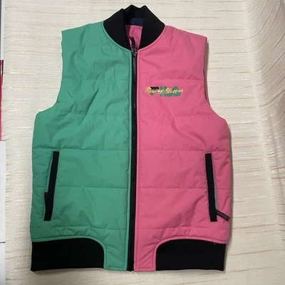 Gorpcore Rowing Blazers x FILA Puffer Ski Vest Jacket Pastel Colorblock XS - Image 1 of 4