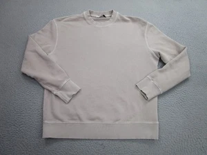 COS Sweater Mens Small Beige Crewneck Pullover 100% Cotton Minimalist Casual - Picture 1 of 12