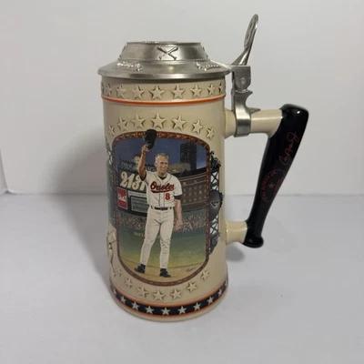 Cal Ripken Stein Liga de Su Propia Corona Longton con Certificado de Autenticidad en Excelente Estado Foto 1 de 4