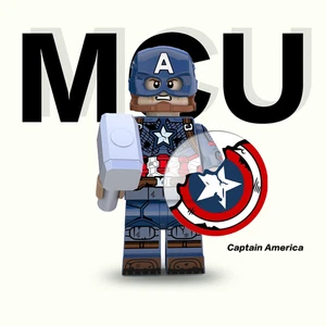 Captain America Endgame Version Custom Minifigure 2 inch Birthday gift - Picture 1 of 2
